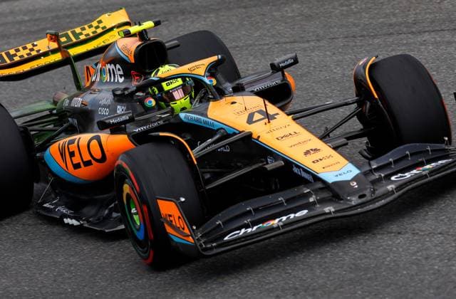 4 Lando Norris (GBR, McLaren F1 Team), F1 Grand Prix of Italy at Autodromo Nazionale Monza on September 1, 2023 in Monza, Italy. (Photo by HOCH ZWEI) Monza Italy