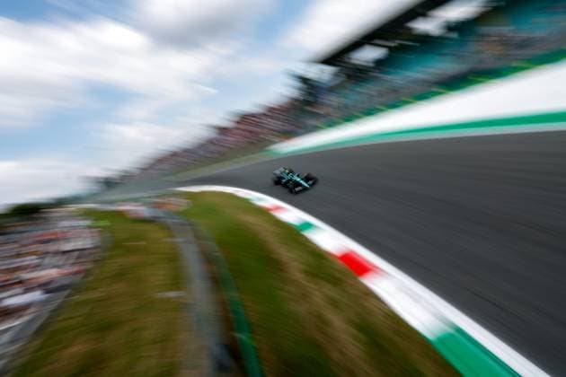 14 Fernando Alonso (ESP, Aston Martin Aramco Cognizant F1 Team), F1 Grand Prix of Italy at Autodromo Nazionale Monza on September 1, 2023 in Monza, Italy. (Photo by HOCH ZWEI) Monza Italy