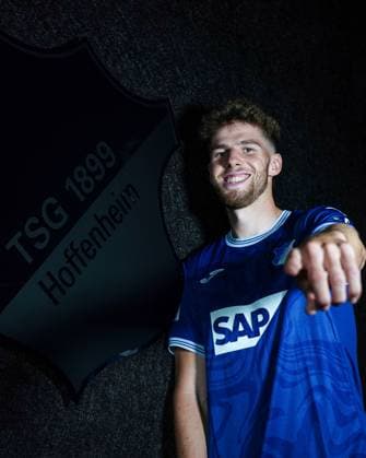 01.09.2023, GER, Fußball, Herren, 1. BL 2023 2024, TSG 1899 Hoffenheim, Transfer Anton Stach (TSG Hoffenheim) Zuzenhausen Deutschland