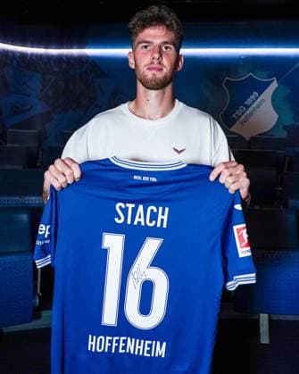 01.09.2023, GER, Fußball, Herren, 1. BL 2023 2024, TSG 1899 Hoffenheim, Transfer Anton Stach (TSG Hoffenheim) Zuzenhausen Deutschland