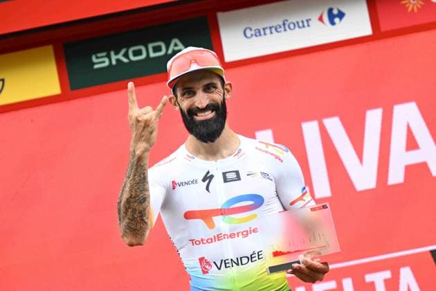 Sport Bilder des Tages 01-09-2023 Vuelta A Espana; Tappa 07 Utiel - Oliva; 2023, Totalenergies; Soupe, Geoffrey; Oliva; 