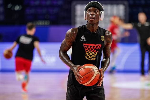01.09.2023, FIBA Basketball Worldcup, Okinawa (Japan), Deutschland - Georgien, Spieltag 4, Gruppe K. Dennis Schröder (GER, No17)