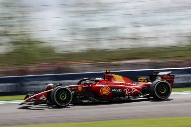 55 Carlos Sainz (ESP, Scuderia Ferrari), F1 Grand Prix of Italy at Autodromo Nazionale Monza on September 1, 2023 in Monza, Italy. (Photo by HOCH ZWEI Italy Photo Press) (Verwendung nur in Deutschland - GERMANY ONLY) *** 55 Carlos Sainz ESP, Scuderia Ferrari , F1 Grand Prix of Italy at Autodromo Nazionale Monza on September 1, 2023 in Monza, Italy Photo by HOCH ZWEI Italy Photo Press Use only in Germany GERMANY ONLY 