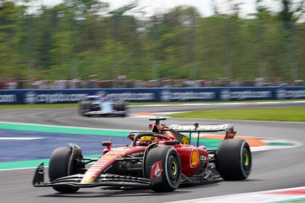 F1 Grand Prix of Italy - Practice Charles Leclerc of Monaco driving the (16) Scuderia Ferrari SF-23 Ferrari during the Formula 1 Pirelli Gran Premio d Italia 2023 on September 1st, 2023 in Monza, Italy. Monza Italia  Copyright: xAlessioxMorgesex originalFilename:morgese-formula1230901_npmSN.jpg