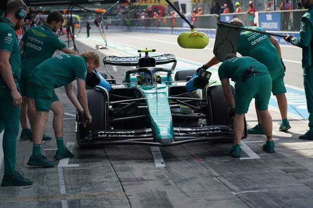 FORMULA 1 PIRELLI GRAN PREMIO D ITALIA 2023 02.09.2023, Autodromo Nazionale di Monza, Monza, FORMULA 1 PIRELLI GRAN PREMIO D ITALIA 2023 ,im Bild Fernando Alonso (ESP), Aston Martin Aramco Cognizant Formula One Team