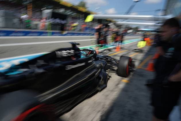 FORMULA 1 PIRELLI GRAN PREMIO D ITALIA 2023 02.09.2023, Autodromo Nazionale di Monza, Monza, FORMULA 1 PIRELLI GRAN PREMIO D ITALIA 2023 ,im Bild George Russell (GBR), Mercedes-AMG Petronas Formula One Team