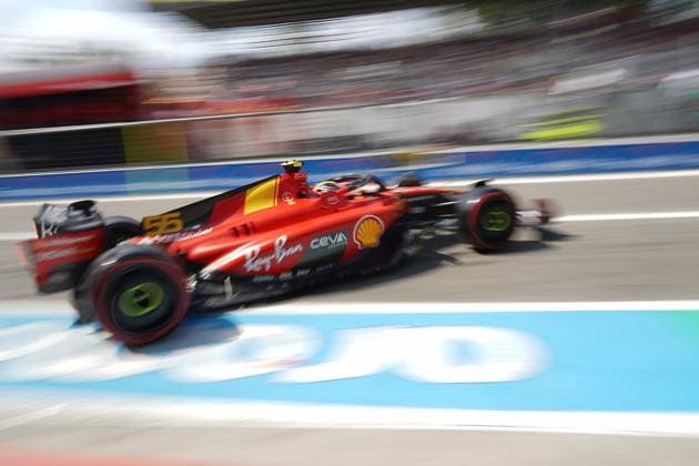 02.09.2023, Autodromo Nazionale di Monza, Monza, FORMULA 1 PIRELLI GRAN PREMIO D ITALIA 2023 ,im Bild Carlos Sainz Jr. (ESP), Scuderia Ferrari Monza Autodromo Nazionale di Monza Italien