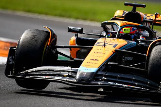 Italy, Monza, 02.09.2023, Autodromo di Monza, F1 Grand Prix of Italy - Qualifying, Oscar Piastri of Australia and McLaren on track Monza Autodromo di Monza Monza Italy