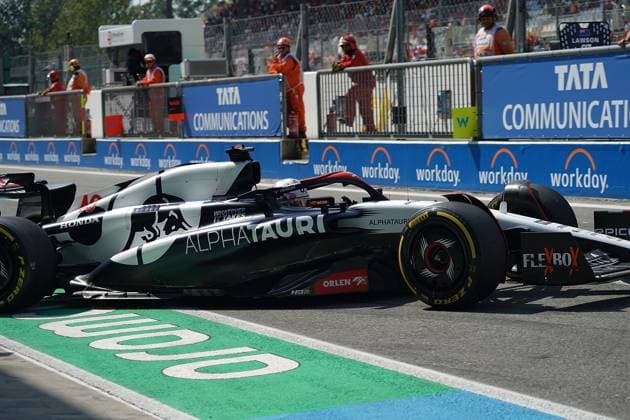 02.09.2023, Autodromo Nazionale di Monza, Monza, FORMULA 1 PIRELLI GRAN PREMIO D ITALIA 2023 ,im Bild Liam Lawson (NZL), Scuderia AlphaTauri Monza Autodromo Nazionale di Monza Italien