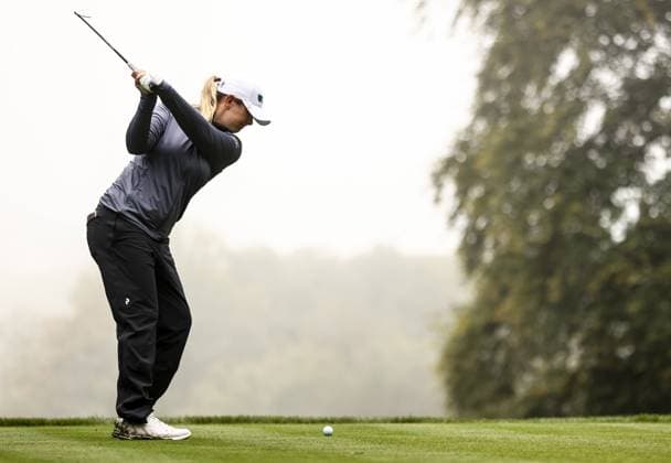 2023 KPMG Women s Irish Open, Dromoland Castle, Clare 2 9 2023 Norway™s Marianne Skarpnord tees off on the 7th Marianne Skarpnord tees off on the 7th 2 9 2023  Copyright: x INPHO BenxBradyx BB1_7783
