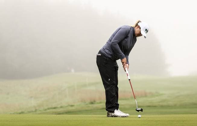 2023 KPMG Women s Irish Open, Dromoland Castle, Clare 2 9 2023 Norway™s Marianne Skarpnord on the 6th green Marianne Skarpnord on the 6th green 2 9 2023  Copyright: x INPHO BenxBradyx BB1_7784