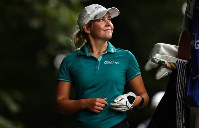 2023 KPMG Women s Irish Open, Dromoland Castle, Clare 2 9 2023 Ireland™s Sara Byrne Sara Byrne 2 9 2023  Copyright: x INPHO BenxBradyx BST_8401
