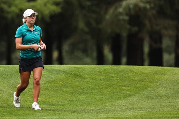 2023 KPMG Women s Irish Open, Dromoland Castle, Clare 2 9 2023 Ireland™s Sara Byrne walks on to the 7th Sara Byrne walks on to the 7th 2 9 2023  Copyright: x INPHO BenxBradyx BST_8406