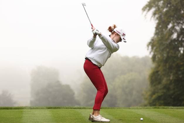 2023 KPMG Women s Irish Open, Dromoland Castle, Clare 2 9 2023 Germany™s Carolin Kauffmann tees off the 7th Carolin Kauffmann tees off the 7th 2 9 2023  Copyright: x INPHO BenxBradyx BB1_7775