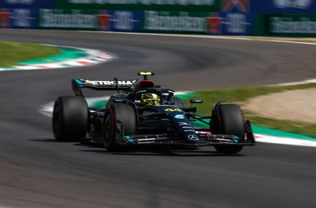 44 Lewis Hamilton (GBR, Mercedes-AMG Petronas F1 Team), F1 Grand Prix of Italy at Autodromo Nazionale Monza on September 2, 2023 in Monza, Italy. (Photo by HOCH ZWEI) Monza Italy
