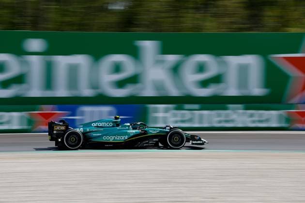 14 Fernando Alonso (ESP, Aston Martin Aramco Cognizant F1 Team), F1 Grand Prix of Italy at Autodromo Nazionale Monza on September 2, 2023 in Monza, Italy. (Photo by HOCH ZWEI) Monza Italy