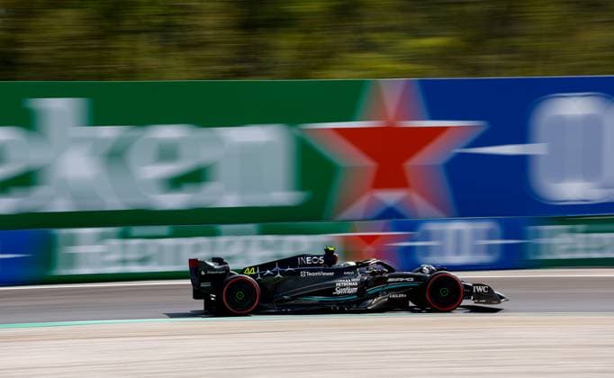 44 Lewis Hamilton (GBR, Mercedes-AMG Petronas F1 Team), F1 Grand Prix of Italy at Autodromo Nazionale Monza on September 2, 2023 in Monza, Italy. (Photo by HOCH ZWEI) Monza Italy
