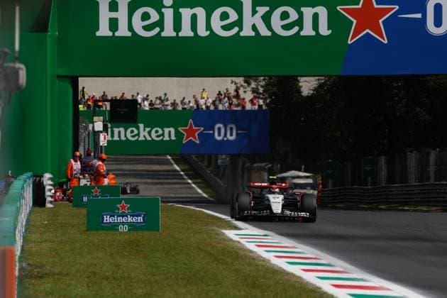 22 Yuki Tsunoda (JPN, Scuderia AlphaTauri), F1 Grand Prix of Italy at Autodromo Nazionale Monza on September 2, 2023 in Monza, Italy. (Photo by HOCH ZWEI) Monza Italy