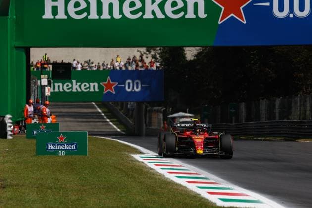 55 Carlos Sainz (ESP, Scuderia Ferrari), F1 Grand Prix of Italy at Autodromo Nazionale Monza on September 2, 2023 in Monza, Italy. (Photo by HOCH ZWEI) Monza Italy