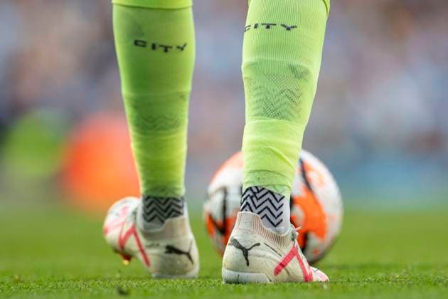Manchester City v Fulham FC - Premier League Ederson 31(GK) of Manchester City Puma sponsor during the Premier League match between Manchester City and Fulham at the Etihad Stadium, Manchester on Saturday 2nd September 2023. Manchester Manchester United, ManU Kingdom  Copyright: xMIxNewsx originalFilename:fletcher-manchest230902_npGxs.jpg