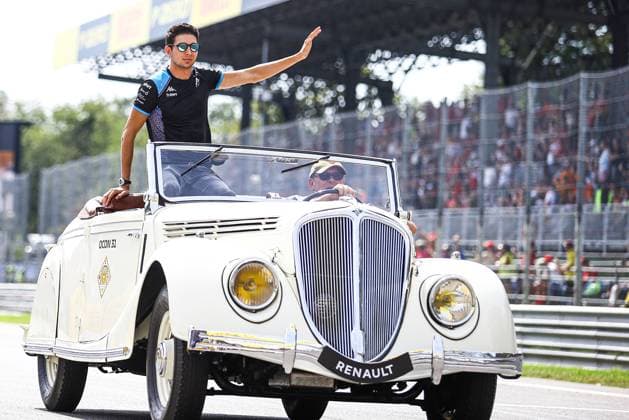 Italy, Monza, 03.09.2023, Autodromo di Monza, F1 Grand Prix of Italy - Race, Esteban Ocon of France and Alpine F1 during the drivers parade Monza Autodromo di Monza Monza Italy