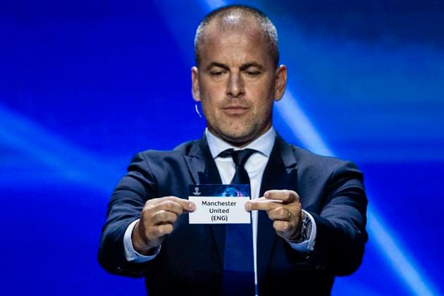 Monaco, Monaco - August 31: Former professional footballer Joe Cole show Manchester United, ManU during UEFA Champions League 2023 24 Group Stage Draw at Grimaldi Forum on August 31, 2023 in Monaco, Monaco. Monaco Grimaldi Forum Monaco Copyright: xJustPictures.ch EurasiaxSportxImagesx jp-en-EuSpIm-MM3_UEFA_CL.Draws_31Aug2023_MO733