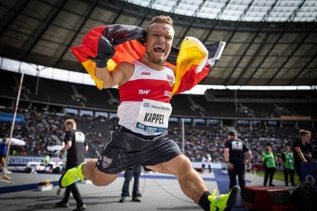 Bilder des Jahres 2023, Sport 09 September Bilder des Jahres 2023, Sport 09 September Sport Bilder des Tages ISTAF; Berlin, 03.09.2023 Berlin, Germany - September 3: Niko KAPPEL (GER) winst the para shot put during the ISTAF at the Olympiastadion in Berlin, Germany on September 3, 2023. *** ISTAF Berlin, 03 09 2023 Berlin, Germany September 3 Niko KAPPEL GER winst the para shot put during the ISTAF at the Olympiastadion in Berlin, Germany on September 3, 2023 Copyright: xBEAUTIFULxSPORTS AxelxKohringx