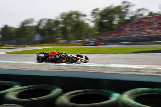 MONZA - Max Verstappen (Red Bull Racing) in action during the Italian Grand Prix at the Autodromo Nazionale Monza circuit on September 3, 2023 in Monza, Italy. ANP SEM VAN DER WAL Race 2023 2024 xVIxANPxSportx xxANPxIVx 477141849 originalFilename: 477141849.jpg