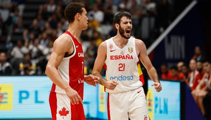 Partido de la Copa Mundial de Baloncesto entre Espana y Canada. FIBA Basketball World Cup match between Spain and Canada. ÃNGELxRIVERO  ecommerceFotos eCommerce2-140554781
