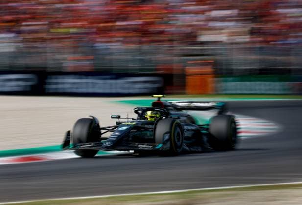 44 Lewis Hamilton (GBR, Mercedes-AMG Petronas F1 Team), F1 Grand Prix of Italy at Autodromo Nazionale Monza on September 3, 2023 in Monza, Italy. (Photo by HOCH ZWEI) Monza Italy