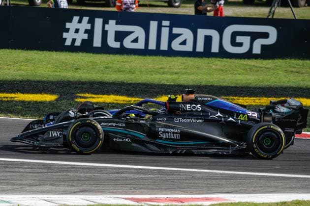 44 Lewis Hamilton (GBR, Mercedes-AMG Petronas F1 Team), F1 Grand Prix of Italy at Autodromo Nazionale Monza on September 3, 2023 in Monza, Italy. (Photo by HOCH ZWEI) Monza Italy