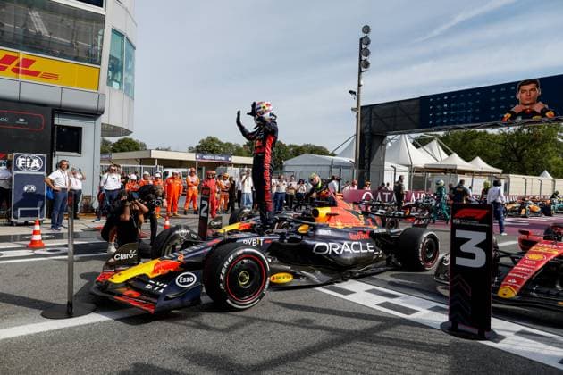 1 Max Verstappen (NLD, Oracle Red Bull Racing), F1 Grand Prix of Italy at Autodromo Nazionale Monza on September 3, 2023 in Monza, Italy. (Photo by HOCH ZWEI) Monza Italy