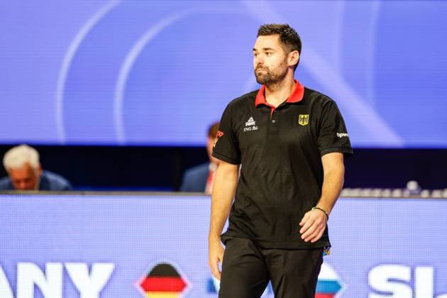 03.09.2023, FIBA Basketball Worldcup, Okinawa (Japan), Deutschland - Slowenien, Spieltag 5, Gruppe K. Sebastian Gleim, (Assistant Coach, GER)