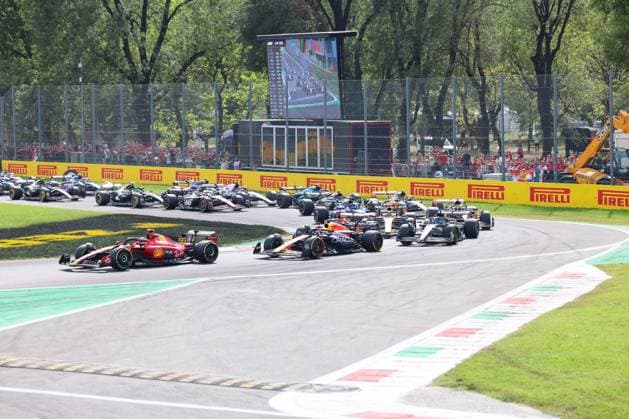 Rennstart, Rennen, Grosser Preis von Italien, Motorsport, Formel 1, Saison 2023, 03.09.2023 ITA, Formel 1, Autodromo Nazionale Monza, 03.09.2023 Monza Copyright: xEibner-Pressefoto Grafx EP_AGF