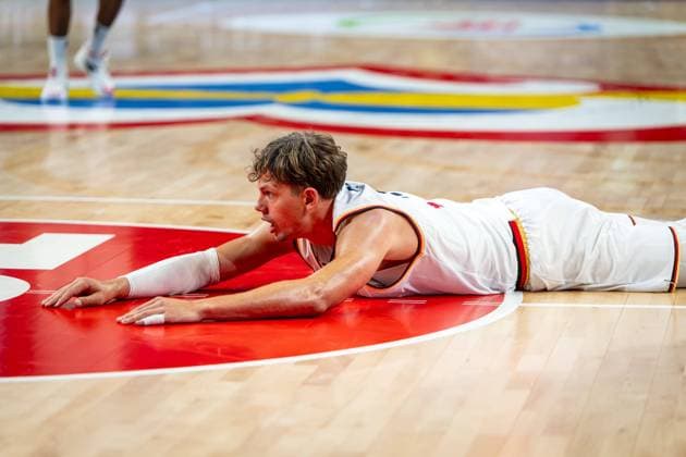 Basketball Okinawa 03.09.2023 FIBA Basketball World Cup 2023 Weltmeisterschaft der Männer Runde 2 Deutschland (GER) - Slowenien (SLO) Moritz Wagner (Deutschland, No.13)