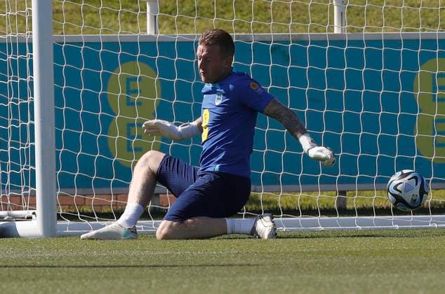 England Mens Training, St Georges Park, Sep 5 2023 Jordan Pickford (Everton) during the England Mens Training session at St Georges Park, Burton On Trent on September 5th - Burton Upon Trent England Copyright: xStevexBond PPAUKx PPA-051220