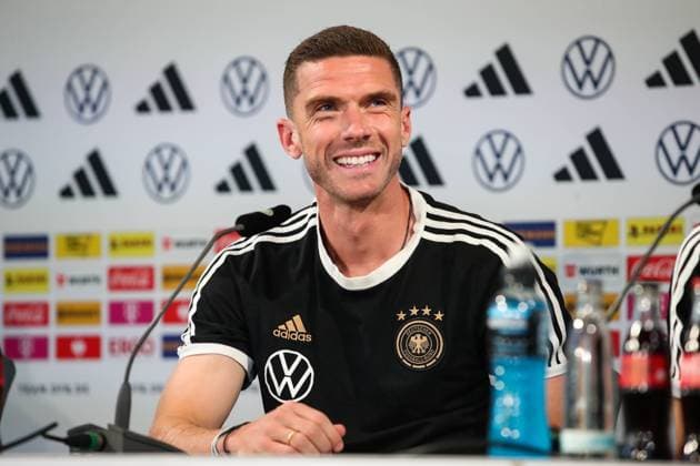 Robin Gosens (Deutschland) - Pressekonferenz Nationalmannschaft Deutschland in der Autostadt in Wolfsburg - Fussball,Deutschland,05.09.2023
