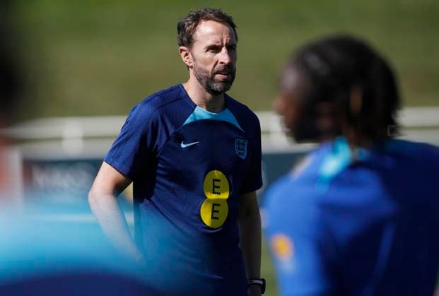 England Mens Training, St Georges Park, Sep 5 2023 England manager Gareth Southgate during the England Mens Training session at St Georges Park, Burton On Trent on September 5th - Burton Upon Trent England Copyright: xStevexBond PPAUKx PPA-051238
