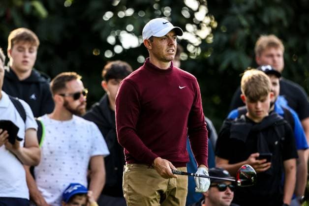 2023 Horizon Irish Open, The K Club, Kildare 6 9 2023 Rory McIlroy lines up his shot on the 5th Rory McIlroy lines up his shot on the 5th 6 9 2023  Copyright: x INPHO BenxBradyx BB1_1604