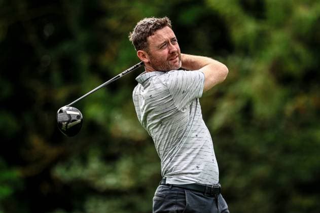 2023 Horizon Irish Open, The K Club, Kildare 6 9 2023 Conor Moore tees off the 17th Conor Moore tees off the 17th 6 9 2023  Copyright: x INPHO BenxBradyx 056A2480