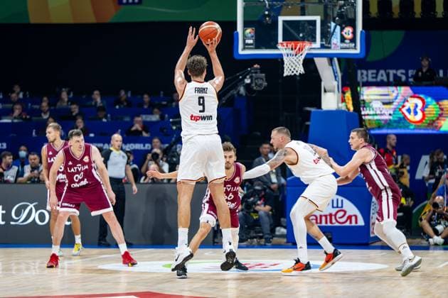 Basketball Manila Pasay 06.09.2023 FIBA Basketball World Cup 2023 Weltmeisterschaft der Männer Viertelfinale Deutschland (GER) - Lettland (LAT) Franz Wagner (Deutschland, No.09)