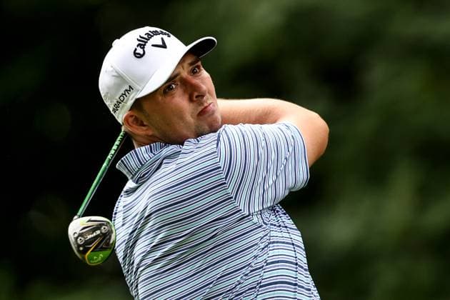 2023 Horizon Irish Open, The K Club, Kildare 6 9 2023 Marcus Armitage tees off the 17th Marcus Armitage tees off the 17th 6 9 2023  Copyright: x INPHO BenxBradyx BB1_2052