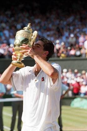 PETE SAMPRAS Professional Tennis Player. Born Washington DC, USA. 1994 Wimbledon Tennis Champion. COMPULSORY CREDIT: UPPA Photoshot Photo UGL 007922 C-12a 03.07.1994 PETE SAMPRAS Professional Tennis Player. Born Washington DC, USA. 1994 Wimbledon Tennis Champion. COMPULSORY CREDIT: Talking Photoshot Photo UGL 007922 C-12a 03.07.1994, Credit:Photoshot Avalon United Kingdom  Copyright: xPhotoshotx xAvalonx 0504053150