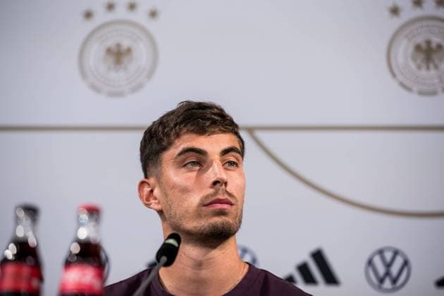 DFB A-Nationalmannschaft Herren Pressekonferenz; 07.09.2023 Kai Havertz (Deutschland) DFB A-Nationalmannschaft Herren Pressekonferenz,Wolfsburg, VW Autostadt am 07.09.2023 DFB REGULATIONS PROHIBIT ANY USE OF PHOTOGRAPHS AS IMAGE SEQUENCES AND OR QUASI-VIDEO. Copyright: xBEAUTIFULxSPORTS Wunderlx