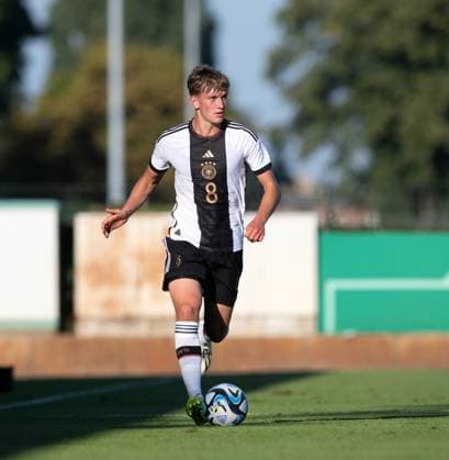 Fussball, U20, Saison 2023 24, Elite League U20 (1. Spieltag), Deutschland U20 - Italien U20 in Berlin, Aljoscha Kemlein (U20 Deutschland), 07.09. 2023, Copyright: xSebastianxRäppold MatthiasxKochx