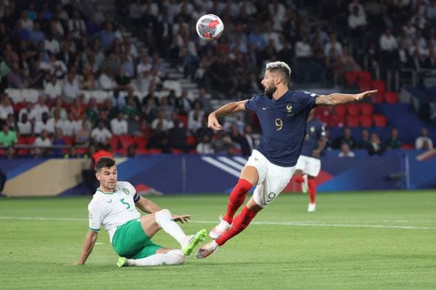 FRANCE - IRLANDE PHOTOPQR LE PARISIEN Le Parisien Arnaud Journois ; PARIS ; 07 09 2023 ; FOOTBALL , PARIS , PARC DES PRINCES , 07 09 2023 , ELIMINATOIRES DU CHAMPIONNAT D EUROPE UEFA EURO, EM, Europameisterschaft,Fussball 2024 EN ALLEMAGNE FRANCE - IRLANDE PHOTO LE PARISIEN ARNAUD JOURNOIS Olivier Giroud - september the 7th 2023 France vs Ireland at Parc des Princes in Paris in the context of qualifying for Euro 2024 PARIS France  Copyright: xPHOTOPQR LExPARISIEN MAXPPPxLexParisienx xArnaudxJournoisx 20230907LPA3299 20230907LPA3299