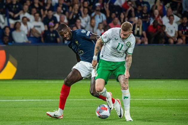 Marcus Thuram (Equipe de France) FOOTBALL : France vs Irlande - Euro 2024 - Qualification - JournÃ e 5 - 07 09 2023 BaptisteAutissier Panoramic 