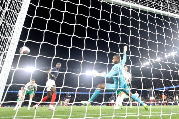 UEFA EURO, EM, Europameisterschaft,Fussball 2024 Qualifying Round Group B, Parc des Princes, Paris, France 7 9 2023 France vs Republic of Ireland Ireland goalkeeper Gavin Bazunu during the game Gavin Bazunu during the game 7 9 2023  Copyright: x INPHO LaszloxGeczox EA5I1055
