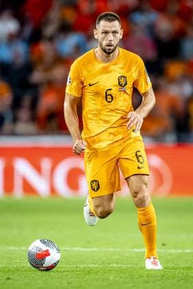 EINDHOVEN, Netherlands, 07-09-2023, football, Philips stadium, European Qualifier EK 2024, season 2023 2024, during the match Netherlands - Greece, Netherlands player Stefan de Vrij Netherlands - Greece  x22260346x Copyright: