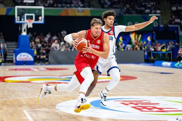 Basketball Manila Pasay 08.09.2023 FIBA Basketball World Cup 2023 Weltmeisterschaft der Männer Halbfinale Vereinigte Staaten von Amerika (USA) - Deutschland (GER) Moritz Wagner (Deutschland, No.13)